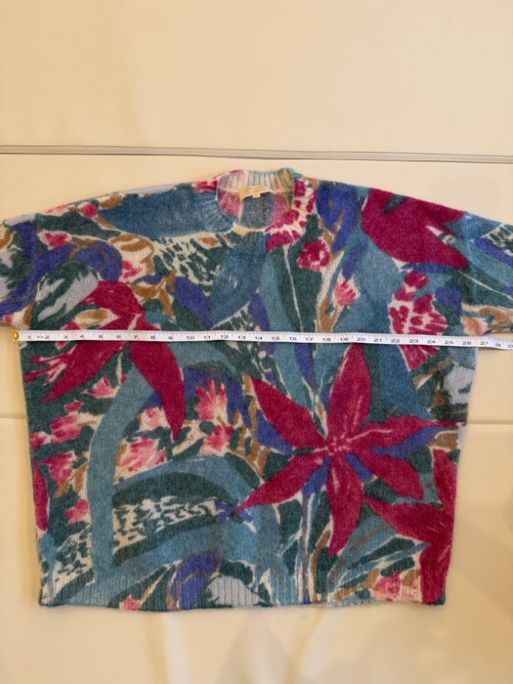 Sézane Ines Jumper Floral Multicolor Crewneck Sweater - Women - Picture 7 of 12